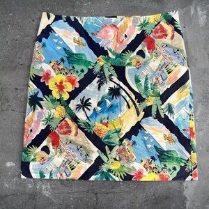 tropical mini skirt coastal vacation cruise resort preppy country club